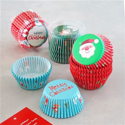 क्रिसमस कपकेक लाइनर